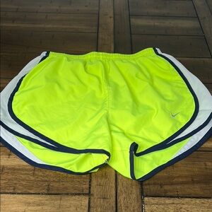 Nike Volt Yellow Athletic Shorts